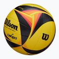Lopta na plážový volejbal Wilson OPTX AVP VB OFFICIAL GB yellow veľkosť 5 4