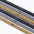 Nike Swoosh Sport Metalické čelenky 6 ks sivo-zlaté N1002008-097 3