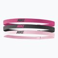Elastické čelenky Nike 2.0 3 ks spark/gridiron/pink glazúra