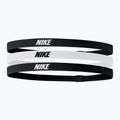 Elastické čelenky Nike 2.0 3 ks čierna/biela/čierna