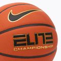 Basketbalová lopta  Nike Elite Championship 8P 2.0 Deflated amber court/black/metallic gold/black veľ.  6 3