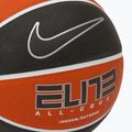Basketbalová lopta  Nike Elite All Court 8P 2.0 Deflated amber/white/metallic silver/black veľ.  7 3