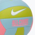 Volejbalová lopta Nike All Court Volleyball coral chalk/ocean bliss/bright cactus/white veľ.  5 3