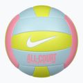 Volejbalová lopta Nike All Court Volleyball coral chalk/ocean bliss/bright cactus/white veľ.  5 4