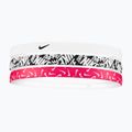 Čelenky s potlačou Nike 3 ks biela/veľkonočná ružová/čierna