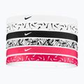 Čelenky Nike s potlačou 6 ks biela/východná ružová/čierna