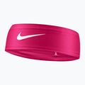 Čelenka Nike Dri-fit Fury Classic Headband vivid pink/white/white