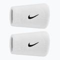 Potítka Nike Swoosh Classic Doublewide Wristbands 2 ks white/black