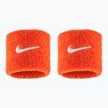 Potítka Nike Swoosh Classic Wristbands 2 ks  team orange/white