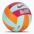 Volejbalová lopta Nike All Court Volleyball bright ceramic/bleached turquoise/rush pink veľkosť 5 2