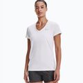 Dámske tréningové tričko Under Armour Tech SSV - Solid bielo-strieborné 1255839