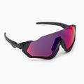 Cyklistické okuliare Oakley Flight Jacket čiernofialové 0OO9401