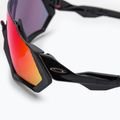 Cyklistické okuliare Oakley Flight Jacket čiernofialové 0OO9401 3