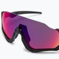 Cyklistické okuliare Oakley Flight Jacket čiernofialové 0OO9401 4