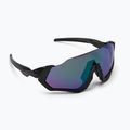 Cyklistické okuliare Oakley Flight Jacket čiernofialové 0OO9401