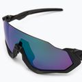 Cyklistické okuliare Oakley Flight Jacket čiernofialové 0OO9401 3