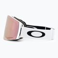 Lyžiarske okuliare Oakley Fall Line matte white/prizm rose gold 4