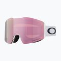 Lyžiarske okuliare Oakley Fall Line matte white/prizm rose gold 5