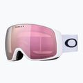 Lyžiarske okuliare Oakley Flight Tracker L matte white/prizm rose gold iridium