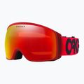 Lyžiarske okuliare Oakley Flight Tracker L matte b1b redline/prizm torch iridium