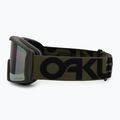 Lyžiarske okuliare Oakley Line Miner L matte b1b dark brush/prizm sage gold iridium 4