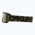 Lyžiarske okuliare Oakley Line Miner L matte b1b dark brush/prizm sage gold iridium 4