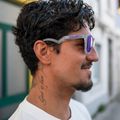 Slnečné okuliare Oakley Frogskins Hybrid matte trans lilac/clear prizm violet 8