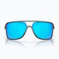 Slnečné okuliare Oakley Castel matne strieborné/modré colourshift/prizm sapphire 2