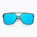 Slnečné okuliare Oakley Castel matne strieborné/modré colourshift/prizm sapphire 5