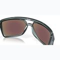 Slnečné okuliare Oakley Castel matne strieborné/modré colourshift/prizm sapphire 7