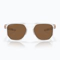 Slnečné okuliare Oakley Latch Beta matne číre/prízemné bronzové 2