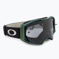 Cyklistické okuliare Oakley Airbrake MTB black green colorshift/light grey