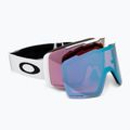 Lyžiarske okuliare Oakley Line Miner Pro M matte white/prizm rose/prizm sapphire