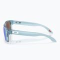 Detské slnečné okuliare Oakley Holbrook XXS transparentné stonewash/prism sapphire 3