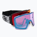 Lyžiarske okuliare Oakley Line Miner Pro L black reinforce/prizm torch/prizm iced