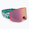 Lyžiarske okuliare Oakley Fall Line M Pacific Chex/Prizm Snow Rose Gold Iridium