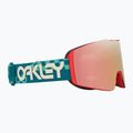 Lyžiarske okuliare Oakley Fall Line M Pacific Chex/Prizm Snow Rose Gold Iridium 5