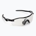 Slnečné okuliare Oakley Radar Plate leštené čierne/čierne až čierne s fotochromatickou mriežkou
