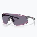 Slnečné okuliare Oakley Cybr Dyno matte grey smoke/prizm grey with pink ink