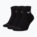 Ponožky Nike Everyday Plus Cushioned Ankle 3 páry black/white