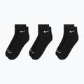 Ponožky Nike Everyday Plus Cushioned Ankle 3 páry black/white 3