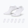 Ponožky Nike Everyday Lightweight No Show 6 párov white/black 5