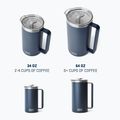 Kávovar YETI French Press 1,9 l navy 14
