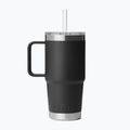 Termohrnček YETI Rambler Straw 739 ml black 2