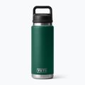 Termoska YETI Rambler Chug 760 ml black forest green