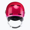 Detská lyžiarska prilba Salomon Grom Visor S2 ružová L399162 3