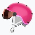 Detská lyžiarska prilba Salomon Grom Visor S2 ružová L399162 9