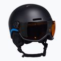 Detská lyžiarska prilba Salomon Grom Visor S2 čierna L399163