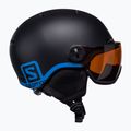 Detská lyžiarska prilba Salomon Grom Visor S2 čierna L399163 4