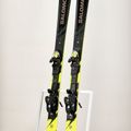 Zjazdové lyže Salomon S/Max 8 XT + M11 GW black/driftwood/safety yellow 12
